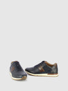 Sapatos com Atacadores em Azul Marinho